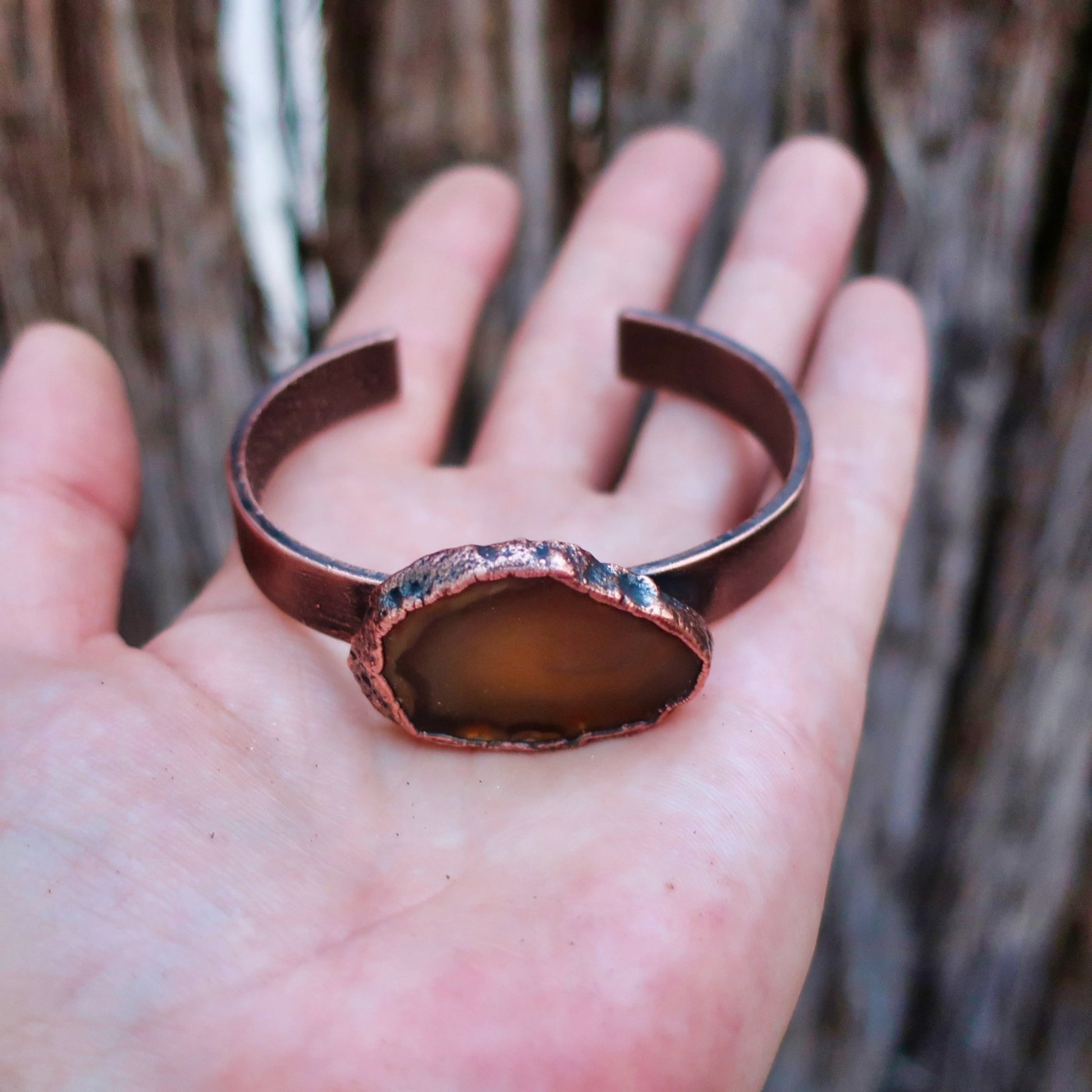 Of the Earth Agate Bracelet | Copper - Blackbird & Sage