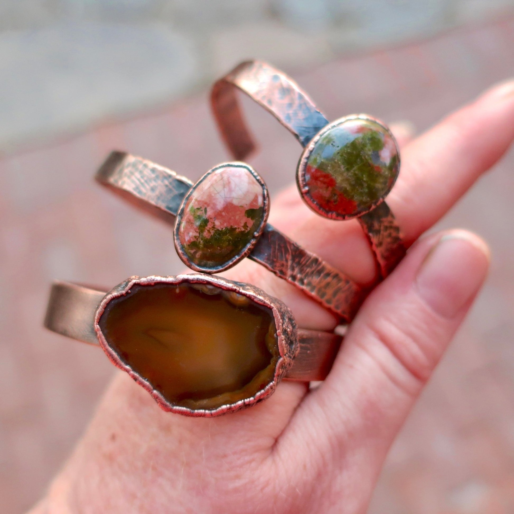 Of the Earth Agate Bracelet | Copper - Blackbird & Sage