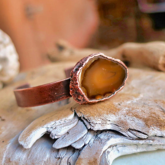 Of the Earth Agate Bracelet | Copper - Blackbird & Sage