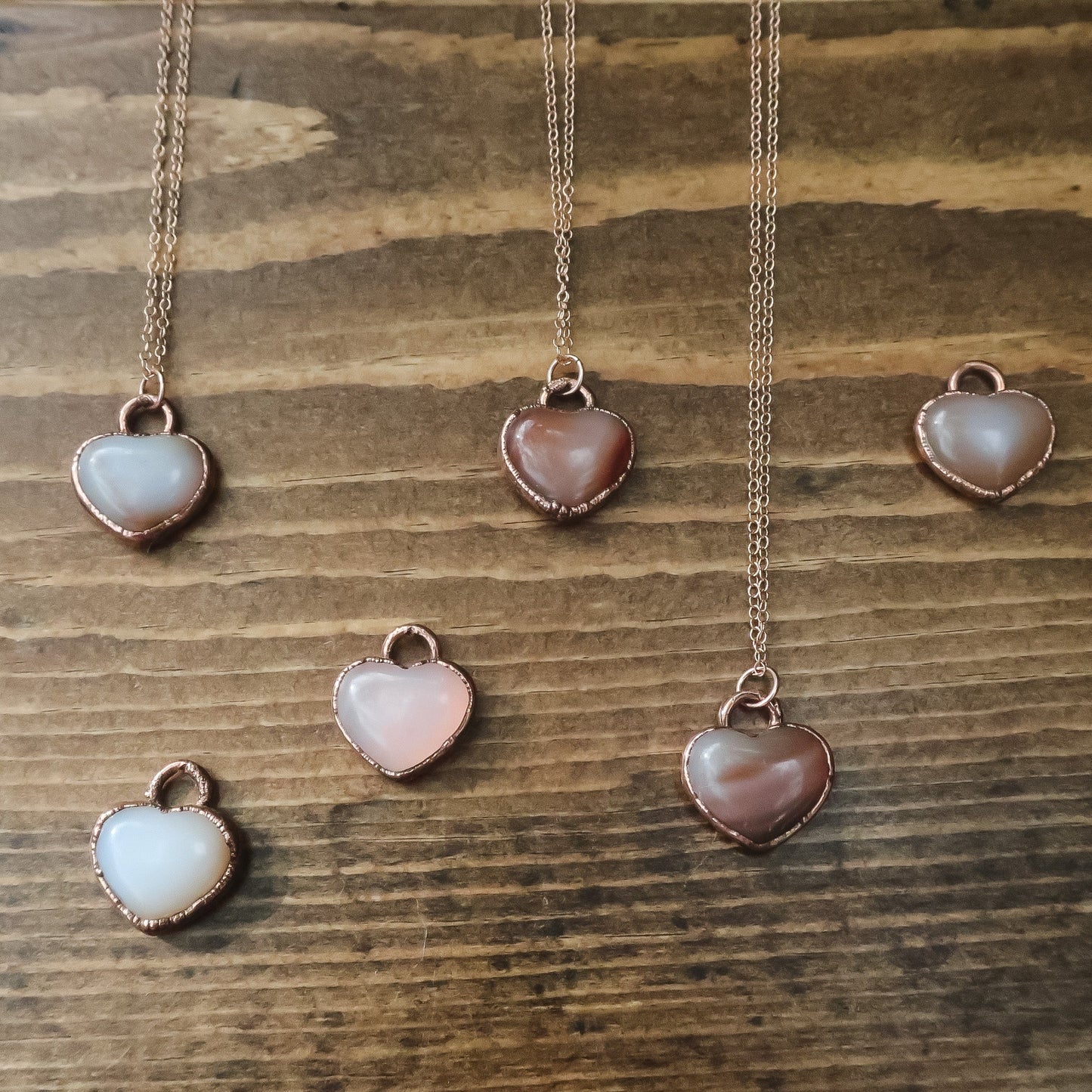 Compassion for the Heart Carnelian Necklace | Rose Gold & Copper - Blackbird & Sage