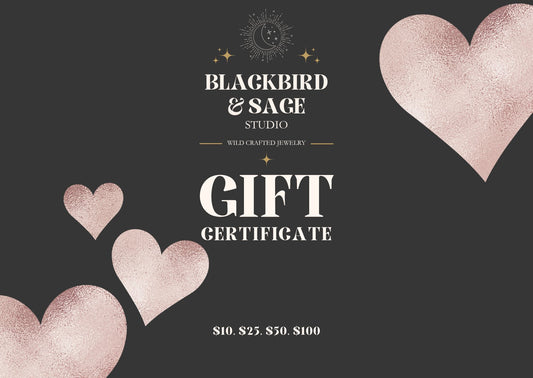 Digital eGift Card For Blackbird & Sage Studio - Blackbird & Sage