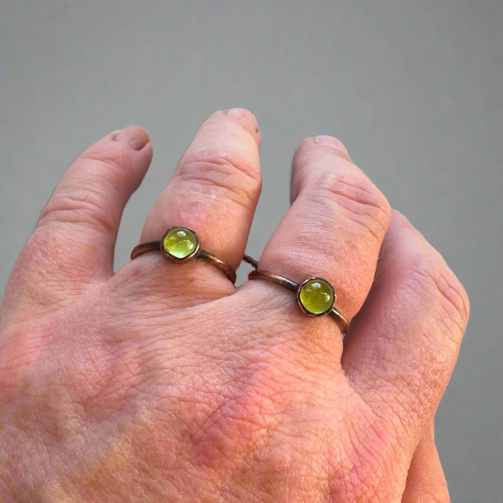 Peridot Ring | Copper - Blackbird & Sage