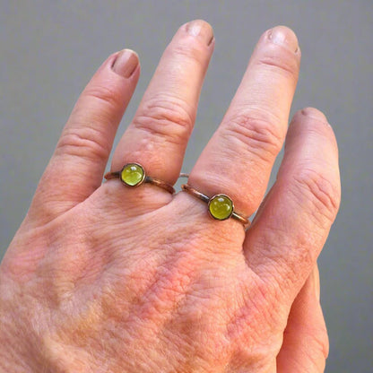 Peridot Ring | Copper - Blackbird & Sage