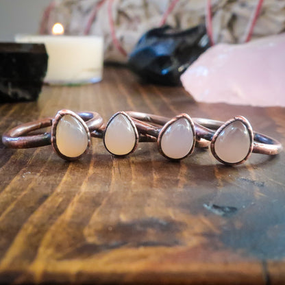 Pink Chalcedony New Beginnings Ring | Copper - Blackbird & Sage