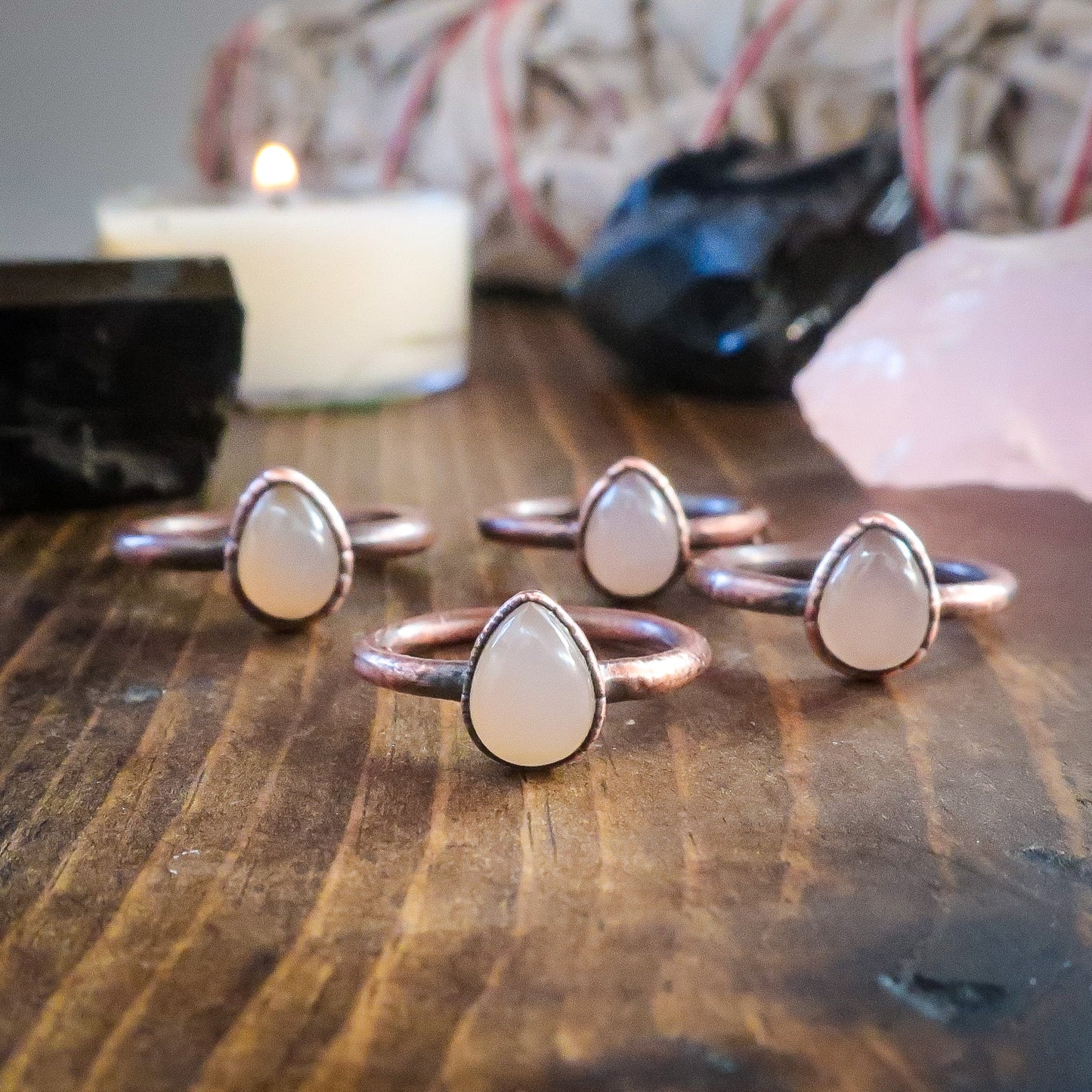 Pink Chalcedony New Beginnings Ring | Copper - Blackbird & Sage