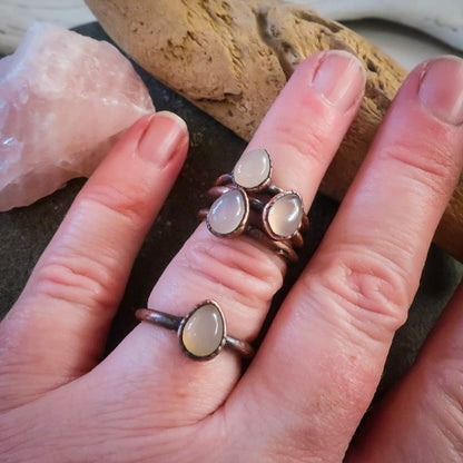 Pink Chalcedony New Beginnings Ring | Copper - Blackbird & Sage