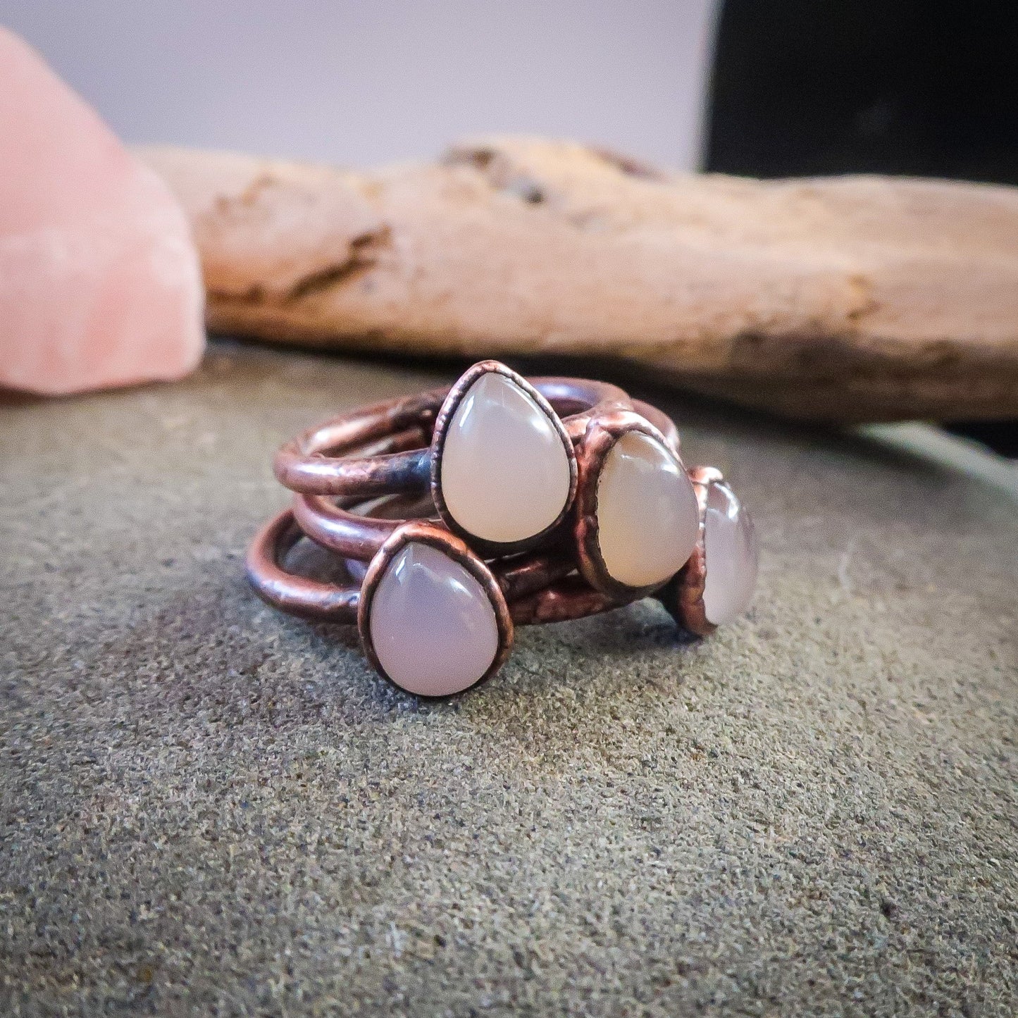 Pink Chalcedony New Beginnings Ring | Copper - Blackbird & Sage