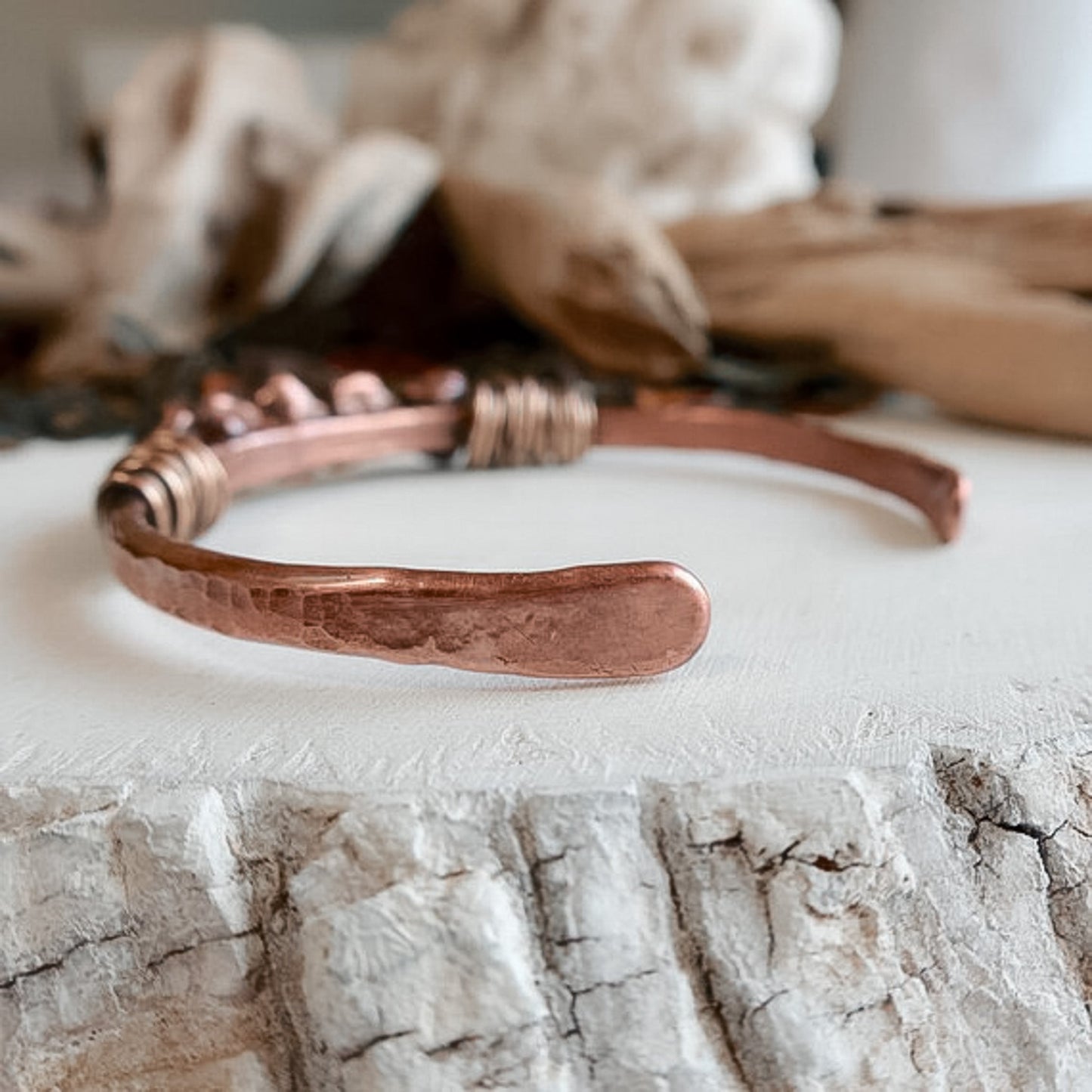 Raw Black Tourmaline Bracelet | Copper & Bronze - Blackbird & Sage