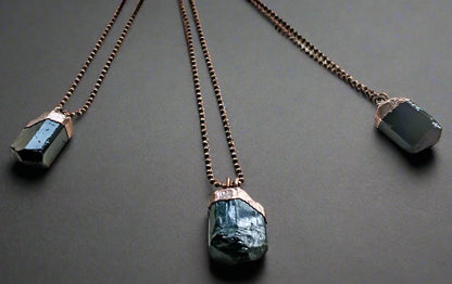 Raw Black Tourmaline Grounding Necklace | Copper - Blackbird & Sage