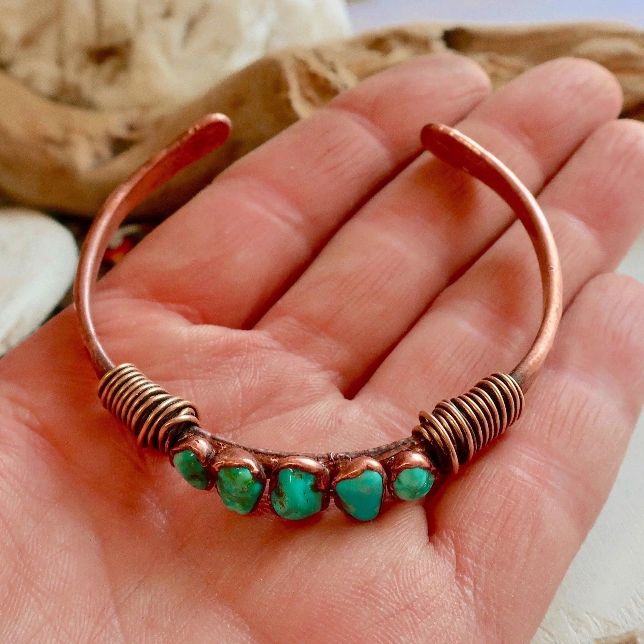 Santa Fe shops Style Turquoise Carnelian Bracelet