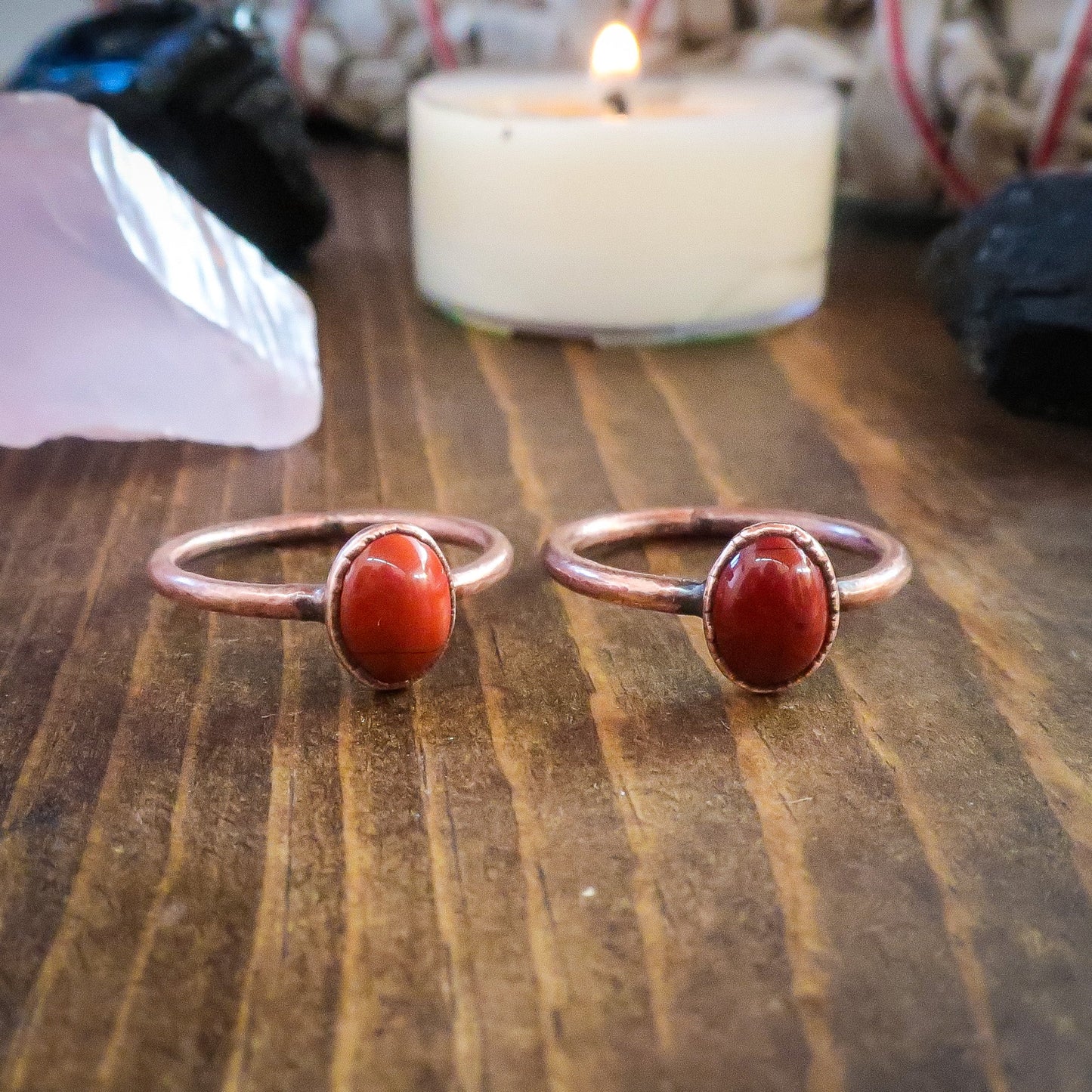 Supreme Nurturer Red Jasper Ring | Copper | Size 7, 7.25 - Blackbird & Sage