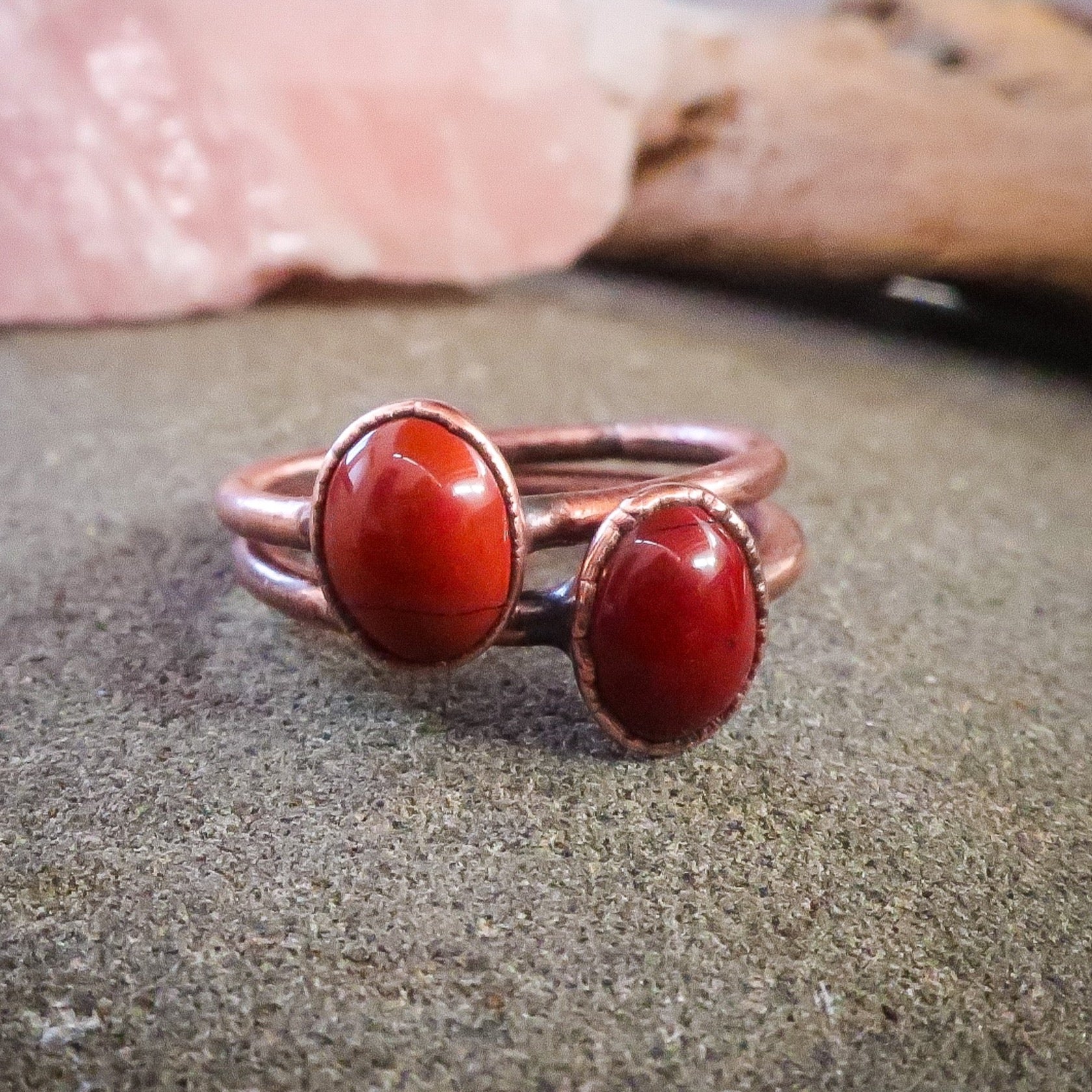 Supreme Nurturer Red Jasper Ring | Copper | Size 7, 7.25 - Blackbird & Sage